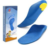 Ailaka Kids Orthotic Cushioning Arch Support Shoe Insoles, Children Pu Foam Inserts for Flat feet, Plantar Fasciitis, Feet Heel Pain Relief, Blue, 4.5-6 UK/EU 37-39 / CN 36-39