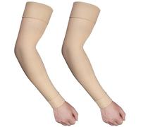 Ailaka Medical Compression Arm Sleeves for Men Women - 20-30 mmHg Lymphedema Compression Sleeves Support for Arms Pain, Swelling, Edema, Post Surgery Recovery, Tendonitis