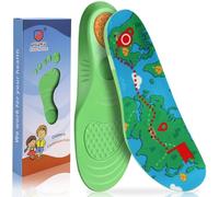 Ailaka Shoe Insoles for Airtag Hidden Holder Kids & Adults, GPS Tracking Insoles with Custom AirTag Compartment, Universal Fit for Trainers, Boots, School Shoes(Green, 2-5 UK)