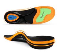 Ailaka Work Boot Insoles for Standing All Day, High Arch Support Insoles for Men Women, Comfort Cushion Shock Absorption Orthotic Inserts for Flat Feet Plantar Fasciitis