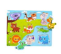 Ailan 3D Puzzle Animal Shape Puzzles Learning Fun And Interactive While Developing Essential Skills In Children Wooden Toddlers Puzzles Animal Jigsaw Toy Gifts