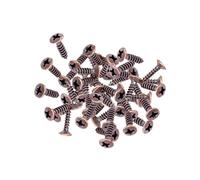 Ailan 50piece Easy To Install Electric Guitar Pickguard Screw Set Strong And Durable Metal Electric Guitar Pickguard Screws, Copper 3x12mm, 50 pcs