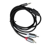 Ailan 5mm To Dual Cable Y Splitter Cord Phone Premium Copper Materials Offer Clear Audio Transmission Audio Cable Offers Flexibility And 3.5mm Male To 2 Y Male Stereo Cord Wire, 1M