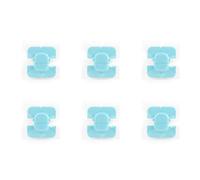 Ailan 6pcs, Carabiner, Child Installation, Material, Strong and Durable, Suitable for Cabinet Doors, Boxes and can Open, Blue