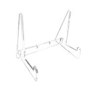 Ailan Acrylic Book Display Stand Adjustable for Various Sizes Learning and Reading at Office Or Home Bookstand is Sturdy and Long Time for Learning Acrylic Book Stand with Support Ledges Recipe