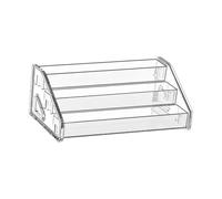 Ailan Acrylic Multi Layer Storage Holder Display Rack Effortlessly Showcases Action Figures And Collectibles Collectibles Mini Dolls Display Stand Case Clear, 3 Tier