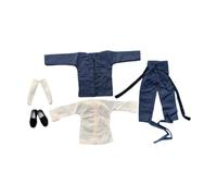 Ailan Action Figure Kung Fu Suit Attire Choice Transforming Doll Figures Into Unique Characters 1/6 Scale Top Coat with Pants Model for Action Figures. for 12 Inch Figure Body. 1/6 Scale