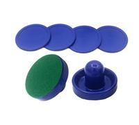 Ailan Air Hockey Pushers And Pucks Set Standard Size For Kids Game Tables Replacement Accessories Parties Which Is Durable And Environmentally Friendly Arcade Indoor Family, Blue Pushers, 96mm