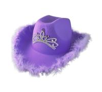 Ailan Attractive Cowboy Hat Stylish Western Cowgirl Hat For Various Celebrations Birthday Parties Fun Gatherings Princess Western Cowgirl Costume Cosplay