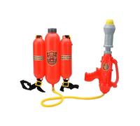 Ailan Backpack Water Toy For Kids Firefighter Themed Fun For Garden Pool Summer Play Extinguisher Shaped Water Toy Is Suitable Beach Firefighter Backpack Sprayer Kids