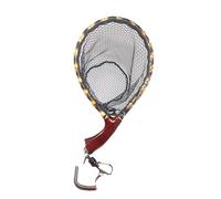 Ailan Bamboo Root Portable Handmade Fishing Net Lightweight And Durable For Fishing On Go Small Fly Stream Net