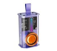 Ailan Bass Mecha Speakers For Ultra Loud And Clear Sound ABS, violet | Transparent Wireless Mechanical Speaker Loudspeaker