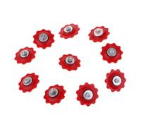 Ailan Bicycle Pulley Wheel Set For 18 21 Speed Bicycles Small Size And Durable Made Of Plastic And Steel .lightweight And Durable. Derailleur Guide Pulley Bike Chain Guide Wheel