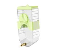Ailan Bird Drinker Cockatiel Water Feeder Practical Lightweight Easy To Install User Friendly Water Delivery System Bird Drinker Feeder Dispenser Feeding Tools, green, 7.7x6x17.5cm