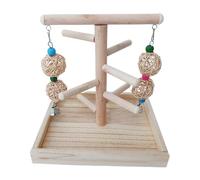 Ailan Bird Play Stand Bird Swing Climbing Hanging Encourages Physical Activity And Mental Stimulation For Happy Life Playpen Parakeet Cockatiel Budgie Feeder Cups