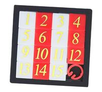 Ailan Brain Teaser Toy Number Sliding Puzzle Enhances Kids Intelligence Engaging Puzzle Game Small Lightweight Travel Activities Number Sliding Brain Teaser Toy Travel