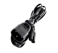 Ailan C14 To C7 Power Supply Cord IEC 60320 10A 250V Extension Cable 2x75 Mm Square Insulation PVC Copper Certification CE 3C KC PC Computer PDU UPS DJ Stage Light DMX