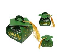 Ailan Candy Gift Box With Compact Size And Balanced Weight Distribution Travel Chocolate Candy Gift Box Paper Candy Box, green 30pcs