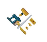 Ailan Children Girl Boys Household Playing Learning Toy With Safe Sturdy For Engaging Playtime Toy Helps Child's Manual Dexterity Role Play Parent Child Game Pretend Cleaning Set, Green, 15.7x7x76cm