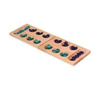 Ailan Classic Wooden Folding Mancala Board Game Set Engaging Strategy Play With Kids And Adults On Family Game Night Classic Strategy Wood Mancala Board For Teen