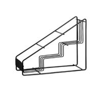 Ailan Coffee Syrup Stand Multi Card Organizer Storage Rack Suitable for Every Coffee Lover’s Kitchen Counter Syrup Rack Organizer Drink Bottle Holder, Black, 3 Grid