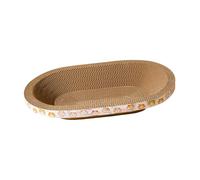Ailan Comfortable Cat Scratching Lounge Bed Prevents Furniture Damage And Grinding Claw Cats Can Lie Down On Pad Like Bed Or Couch Cat Scratch Pad Sleeping Scratcher Bowl Nest, brown, Medium