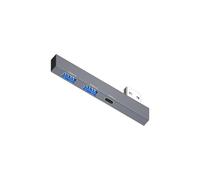 Ailan Compact Portable USB Splitter 3 In 1 Docking Station Hub USB Expander Laptop Computer Flash Drive Easy To Carry Splitter 3 In 1 Printer Camera Keyboard, USB3.0 USB2.0 Type C, 7.95x1.45x0.75cm