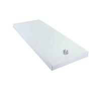 Ailan Cosmetic Massage Bed Cover Equipped With Breathable Waterproof Supporting Comfort During Every Massage Session Resuable Waterproof Face Hole Fitted Sheet, white, 80x190cm