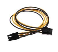 Ailan Cost Saving Power Extension Cable 6 Pin Male PCI E Connection For Double Video Card Systems Saving Money. Made Plastic PCI E 6 Pin Male To For Video Card