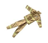 Ailan Costumes 1/6 Scale Men Figure Clothes Set Designed To Realistic Look Of Action Figures Firefighter Clothing Set Is Designed For 1/6 Scale Male Action Figures Can Mix And Match These Doll Clothes