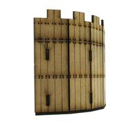 Ailan Creativity While Assembling 3D Wooden Puzzle Fortress Building Model Encouraging Young Builders To Experiment 1/72 Fortress Building Models House Diorama Scene, corner, 8-12cm