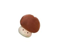 Ailan Cuddly Stuffed Mushroom Plush Toy Cartoon Doll Cozy Relaxation Pillow Beautiful Gift For Birthdays Kids Housewarming Celebrations Bedroom Living Room Kids Plush Doll Toys Present, Brown, 23cm