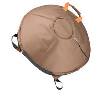 Ailan Custom Hand Drum Bag Double Shoulder Hand Drum Bag Water Resistant Oxford Cloth Traveling Musicians Strong And Wear Resistant. Has Layer Of Cotton For Shock Absorption, brown, Diameter 56cm