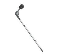Ailan Cymbal Stand Holder Metal Cymbal Ratchet Clamp Adjustable Extension Easy To Install Lightweight Drum Percussion Setup Stand Holder Support For, Single Direction, 1.25x4.6cm