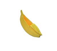 Ailan Distinctive Banana Shaped Bed House Cuddle Small Dogs Rabbits Cozy Soft Cat Bed House Play Super Soft Short Plush Fabric And PP Foam Filling Provide And Comfort
