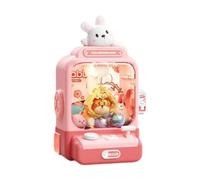 Ailan DIY Electric Claw Machine Grab Doll Clip Gifts For Kids Enhancing Coordination And Excitement While Playing With Friends Claw Doll Machine Indoor Arcade Games For Ages 4, Pink, 20x15.7x29.6cm