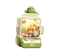 Ailan DIY Electric Claw Machine Grab Doll Clip Gifts For Kids Enhancing Coordination And Excitement While Playing With Friends Claw Doll Machine Indoor Arcade Games For Ages 4, Green, 20x15.7x29.6cm