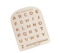 Ailan Double Sided Wooden Letters Tracing Board Preschool Tool Enhancing Handwriting Skills Through Structured Exercises Wooden Learning Educational Alphabet Board Puzzle