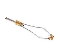 Ailan Durable Fly Tying Bobbin Holder Metal Brass Fly Lure Making Tool Addition to Every Anglers Fishing Kit Tying Vise Bobbin Holder Thread