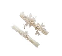 Ailan Elastic Thigh Garter Wedding Bride Lace Garter Provides Comfort and Glamour While Complementing Attire at Various Occasions Wedding Bride Belt Flower Floral Pattern