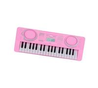 Ailan Electronic Music Keyboard Instrument Toy Fun for Creative Gift For Birthdays Or Holidays Encouraging Music Exploration 37 Key Electronic Keyboard Kid Piano Musical Toy , Pink , 34.5x12.5x8cm