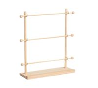 Ailan Elegant Craft Ribbon Storage Rack Wood Ribbon Organizer Storing Ribbons And Thread Neatly In Craft Area Or Studio Embroidery Sewing Thread Holder Crafts Accessory