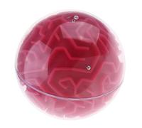 Ailan Engaging 3D Maze Ball for Magic Ball Brain, Pink (Easy)