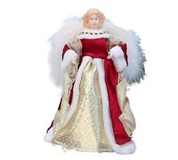 Ailan Exquisite And Delicate Angel Doll Tree Top Heavenly Christmas Atmosphere Exquisite And Beautiful Doll Christmas Angel Topper Tree Top Topper, T1220193