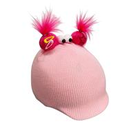 Ailan Eye Catching Snow Ski Helmet Cover Knitted Cap Adds Extra Layer Of Warmth While Allowing To Style Outdoors Universal Soft Warm Adorable Skiing Helmet Cover, Pink
