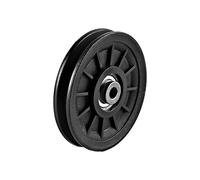 Ailan Fitness Pulley Wheel With Easy Installation Offers Durable Performance For Gym Accessories At Home Fitness Bearing Pulley Is Made Of Nylon Wheel, Black, 10.5cm