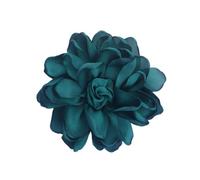 Ailan Flower Brooch Wedding Banquet Corsage Elegant Fabric Flower Pin Thoughtful Gift For Loved Ones On Special Occasions Hair Clip Hair Accessory Clothes Accessory, Dark Green, 10cm