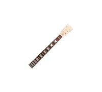 Ailan Guitar Neck Replacement 22 Frets Maple Accessories Professional Smooth Playing Dynamics Designed For Electric Guitar Neck Replacement With Natural Wood Grain And White