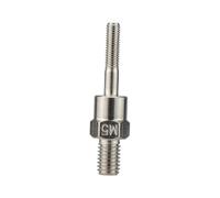 Ailan Hand Rivet Nut Tool Head Nuts Manual Riveter Screw Pull Rod M3 M4 M5 M6 M8 M10 Threaded Riveting Head Durable Sturdy Steel Pneumatic Rivet Heads Parts Nut Tools Accessary, M5
