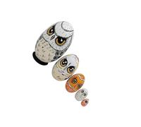 Ailan Handpainted Nesting Dolls Russian Dolls Wooden Beautiful Craft Unique Gift Christmas Each Doll Stacked Inside Other. Child And Enjoy Playing With These Cute Matryoshka